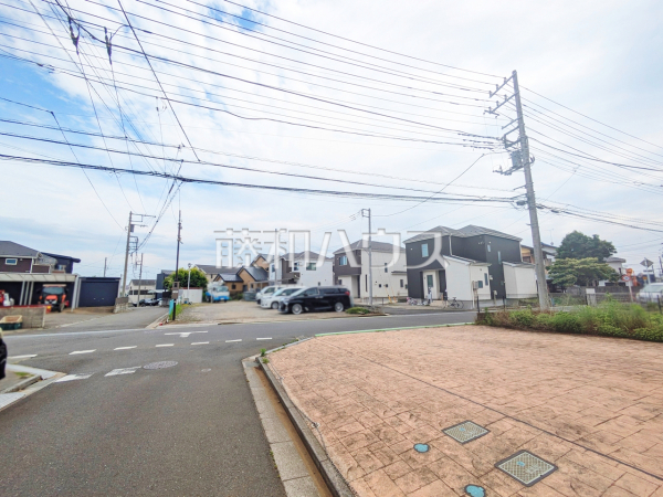 接道状況および現場風景　【富士見市大字水子】