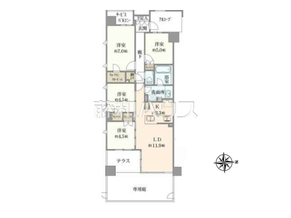 間取図　【ヴィークコート吉祥寺通り】