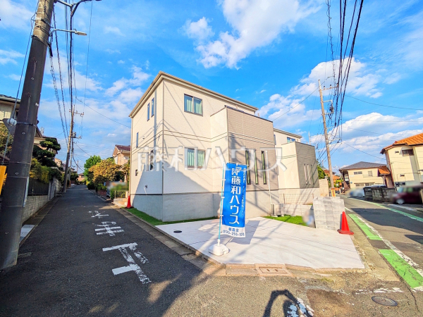 接道状況および現場風景　平日のご案内も可能です。まずはお気軽にお問合せ下さいませ。　【富士見市関沢２丁目】