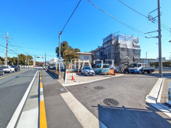 接道状況および現場風景　【昭島市宮沢町２丁目】