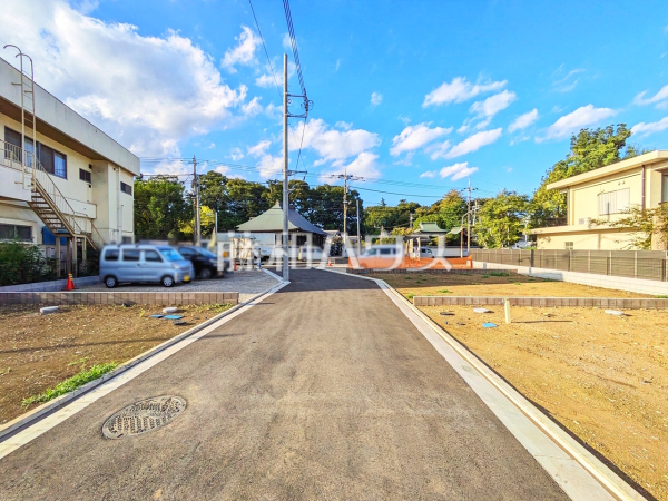 接道状況および現場風景　【昭島市宮沢町２丁目】