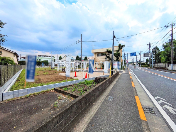 接道状況および現場風景　【昭島市宮沢町２丁目】