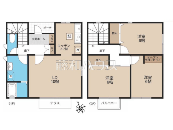 間取図　【新座市野火止５丁目】