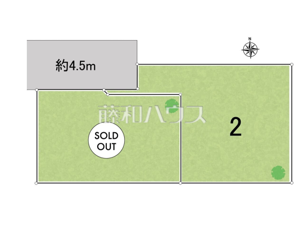 全体区画図　【八王子市椚田町】