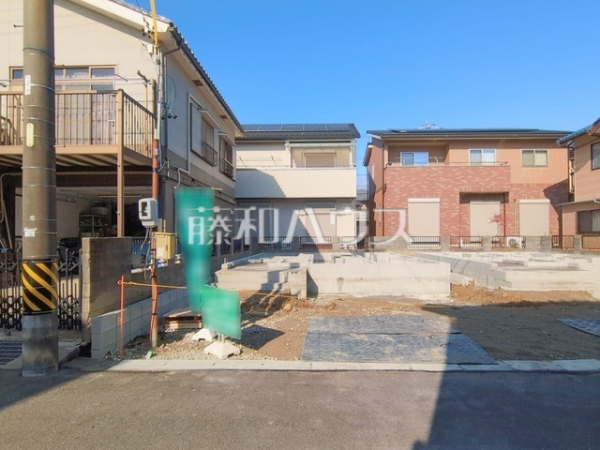 接道状況および現場風景　【小牧市大字岩崎】