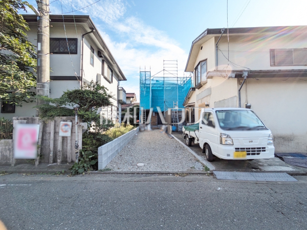 接道状況および現場風景　【八王子市川口町】