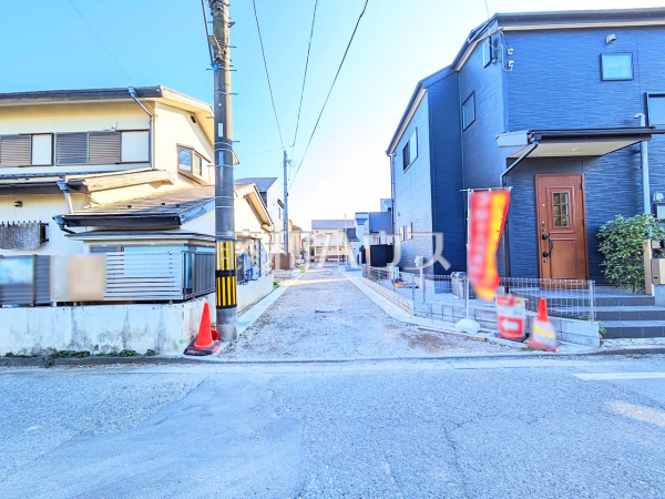 接道状況および現場風景　【八王子市川口町】