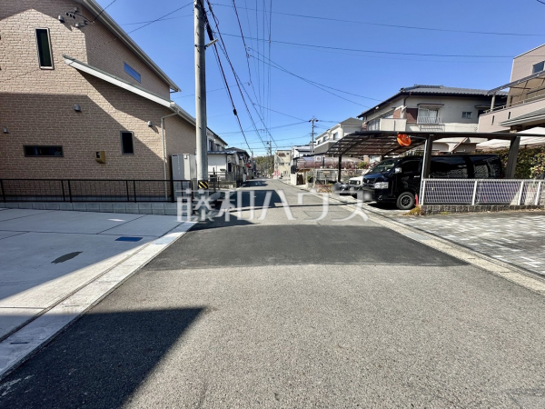 接道状況および現場風景　【春日井市不二ガ丘３丁目】