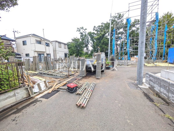 接道状況および現場風景　【東村山市多摩湖町２丁目】