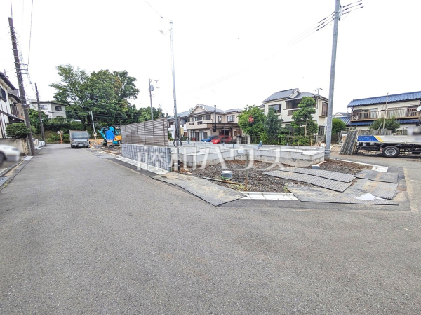接道状況および現場風景　【東村山市多摩湖町２丁目】