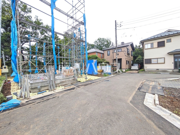接道状況および現場風景　【東村山市多摩湖町２丁目】