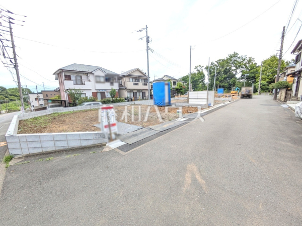接道状況および現場風景　【東村山市多摩湖町２丁目】