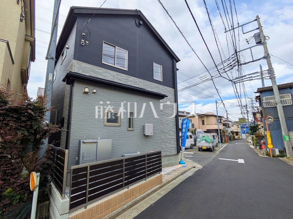 接道状況および現場風景　【三鷹市中原３丁目】