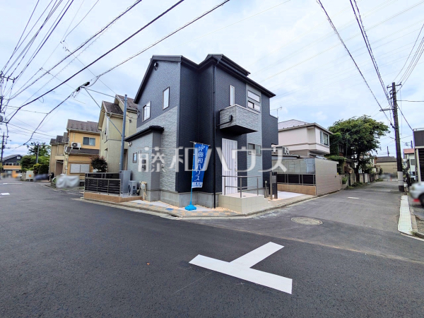 接道状況および現場風景　【三鷹市中原３丁目】