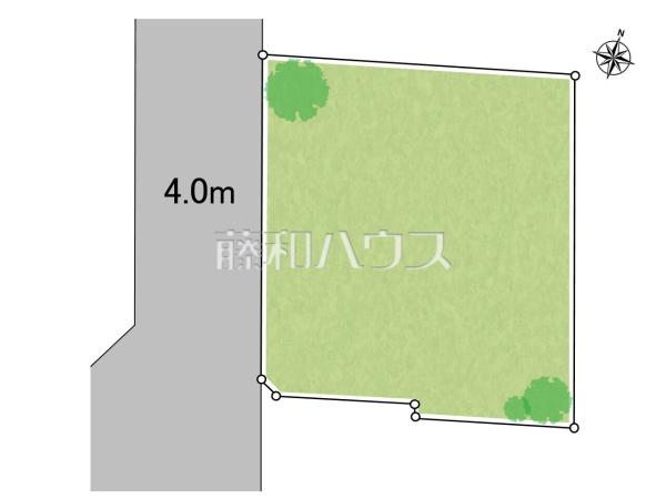区画図　【東村山市富士見町３丁目】
