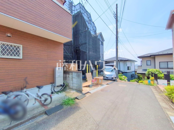 接道状況および現場風景　【朝霞市幸町１丁目】