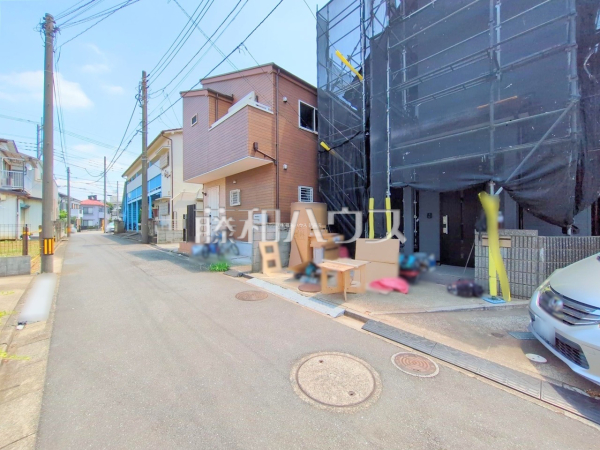 接道状況および現場風景　【朝霞市幸町１丁目】