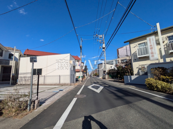 接道状況および現場風景　【世田谷区砧７丁目】