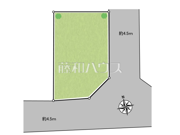 全体区画図　開放感と日当りの良さを叶える東南角地！現地周辺に詳しいスタッフがご案内いたします。ぜひ実際に現地をご覧下さい。
【三鷹市下連雀９丁目】