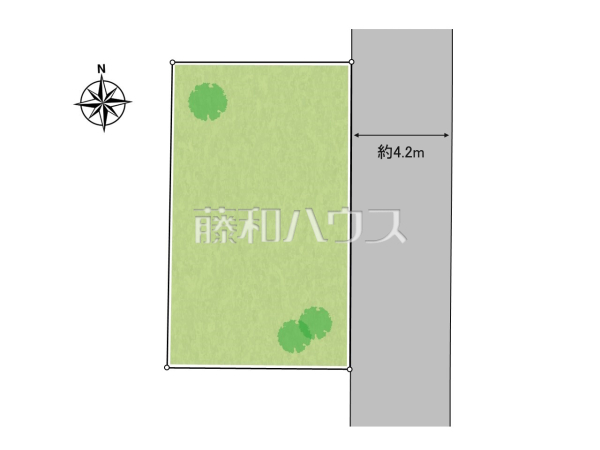 全体区画図　【新座市野寺５丁目】