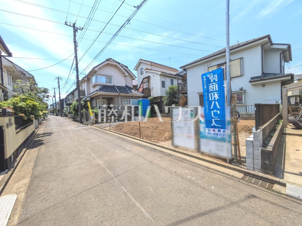 接道状況および現場風景　【新座市野寺５丁目】