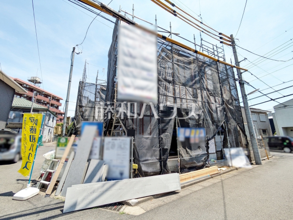 ≪2号棟　外観 ≫ 全居室南向きプラン！明るく、冬場でも太陽の日差しで室内ぽかぽかです！ 　【調布市菊野台２丁目】