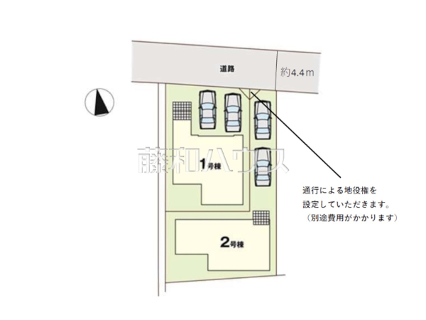 全体区画図　【福岡市南区皿山１丁目】