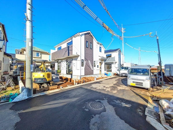 接道状況および現場風景　【立川市若葉町２丁目】