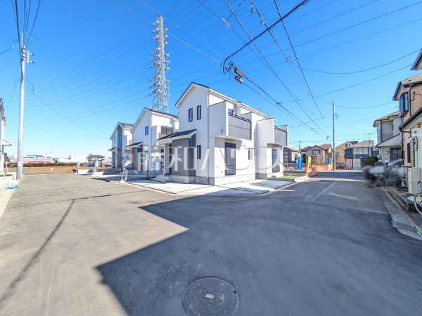 接道状況および現場風景　【立川市若葉町２丁目】