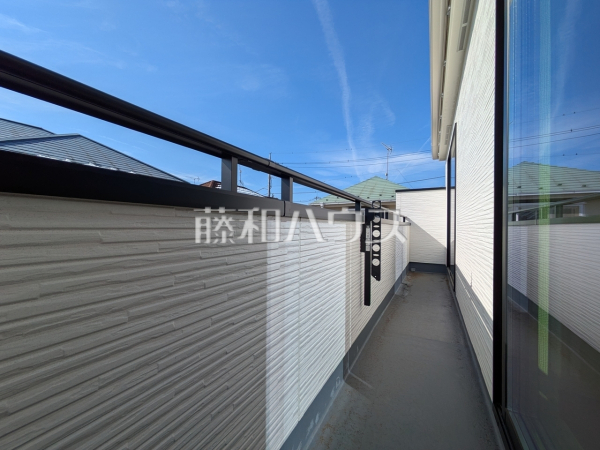 B号棟　バルコニー　【立川市若葉町２丁目】