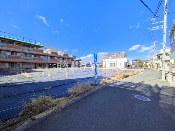 接道状況および現場風景　【三鷹市牟礼１丁目】