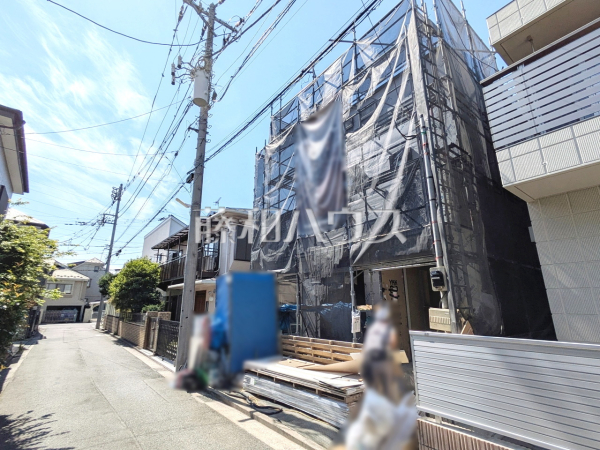 接道状況および現場風景　【武蔵野市境南町５丁目】