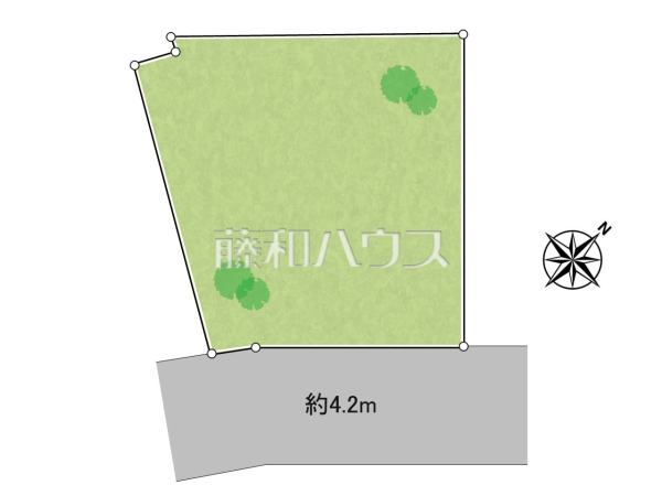 全体区画図　【富士見市関沢２丁目】