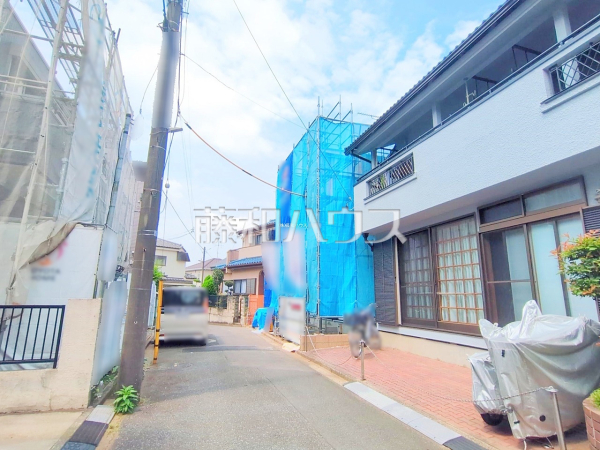 接道状況および現場風景　【富士見市関沢２丁目】