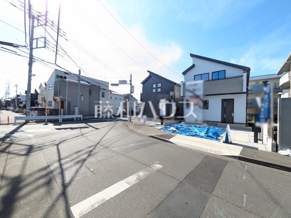 接道状況および現場風景　【立川市砂川町６丁目】