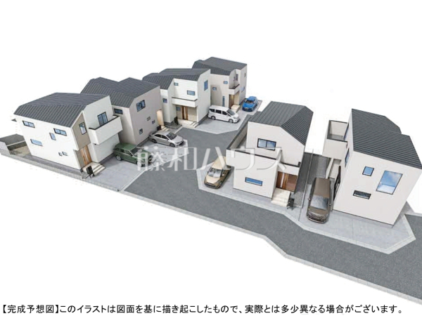 ≪完成予想図（外観）≫建物のプレゼンをさせていただきますので、実際の完成イメージを思い描いていただくことができます。お気軽にお問合せ下さい。【府中市住吉町１丁目】