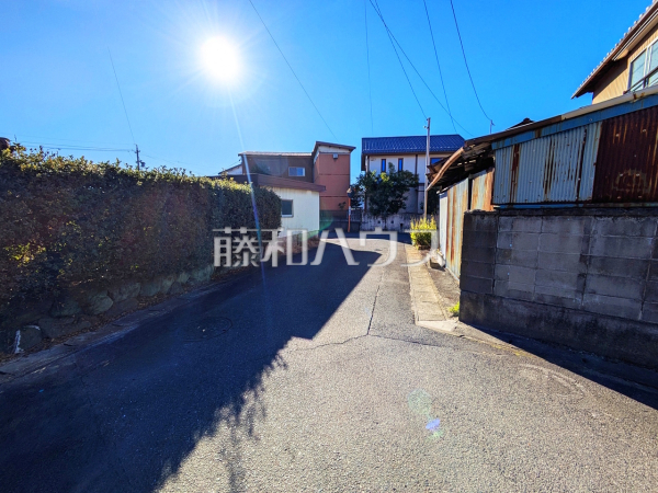 接道状況および現場風景　【春日井市岩野町１丁目】