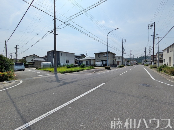 接道状況および現場風景　【春日井市上条町９丁目】