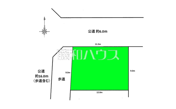 区画図　【春日井市上条町９丁目】