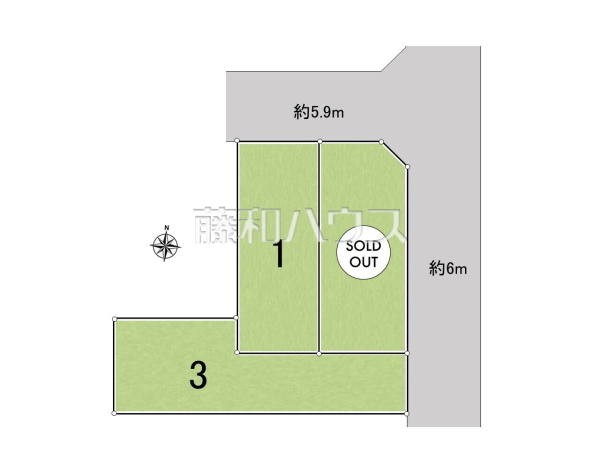 全体区画図　【名古屋市守山区大字吉根】
