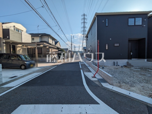 接道状況および現場風景　【名古屋市守山区大字吉根】