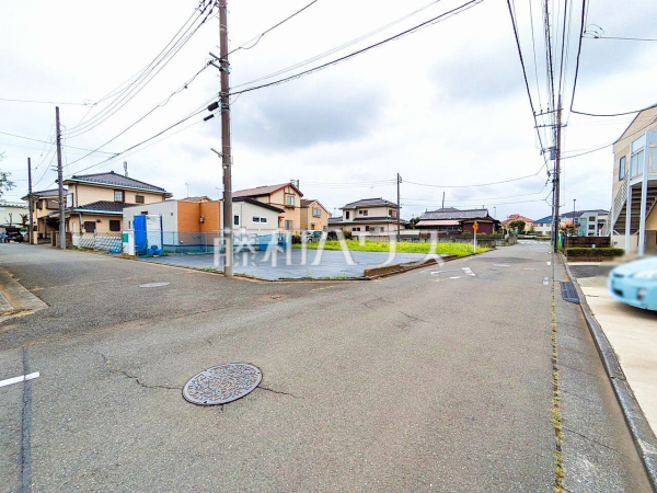 接道状況および現場風景　【清瀬市上清戸１丁目】