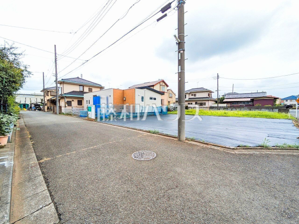 接道状況および現場風景　【清瀬市上清戸１丁目】