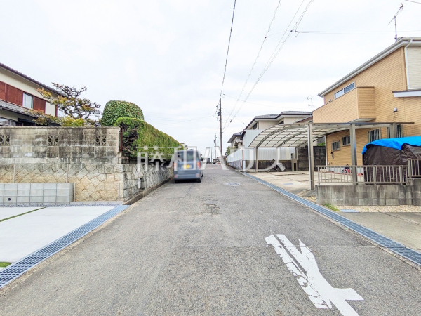接道状況および現場風景　【春日井市藤山台５丁目】