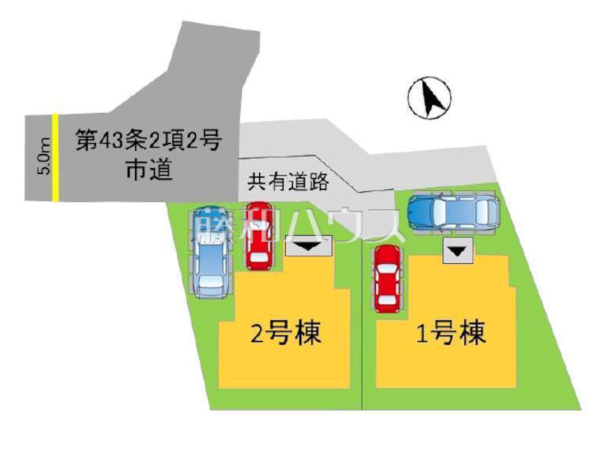 全体区画図　【福岡市南区中尾１丁目】