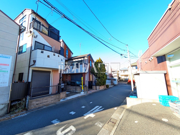 接道状況および現場風景　【練馬区春日町１丁目】