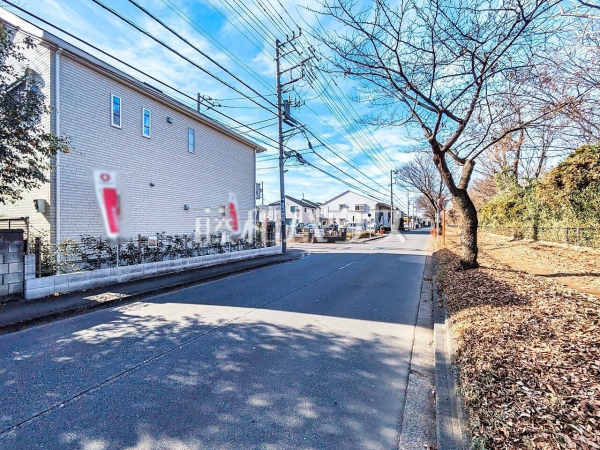 接道状況および現場風景　【小平市上水南町３丁目】