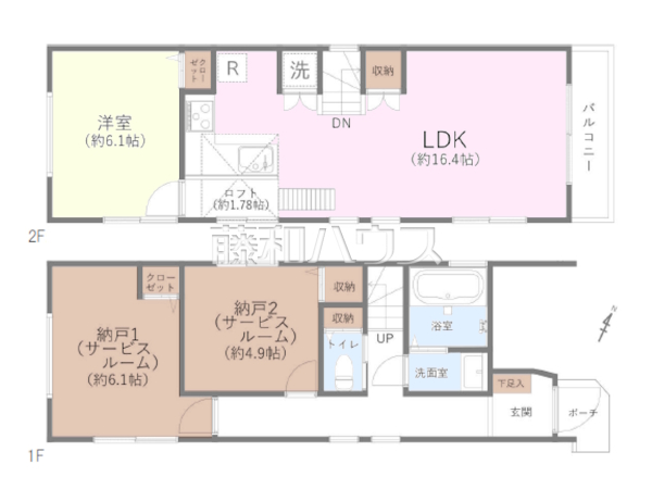 間取図　【杉並区桃井２丁目】