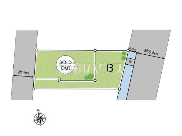 全体区画図　【小平市美園町３丁目】平日のご案内も可能です。まずはお気軽にお問合せ下さいませ。