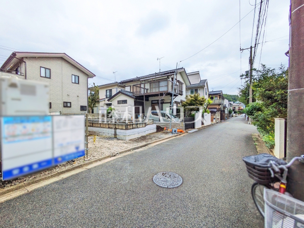 接道状況および現場風景　【小金井市貫井南町４丁目】平日のご案内も可能です。まずはお気軽にお問合せ下さいませ。